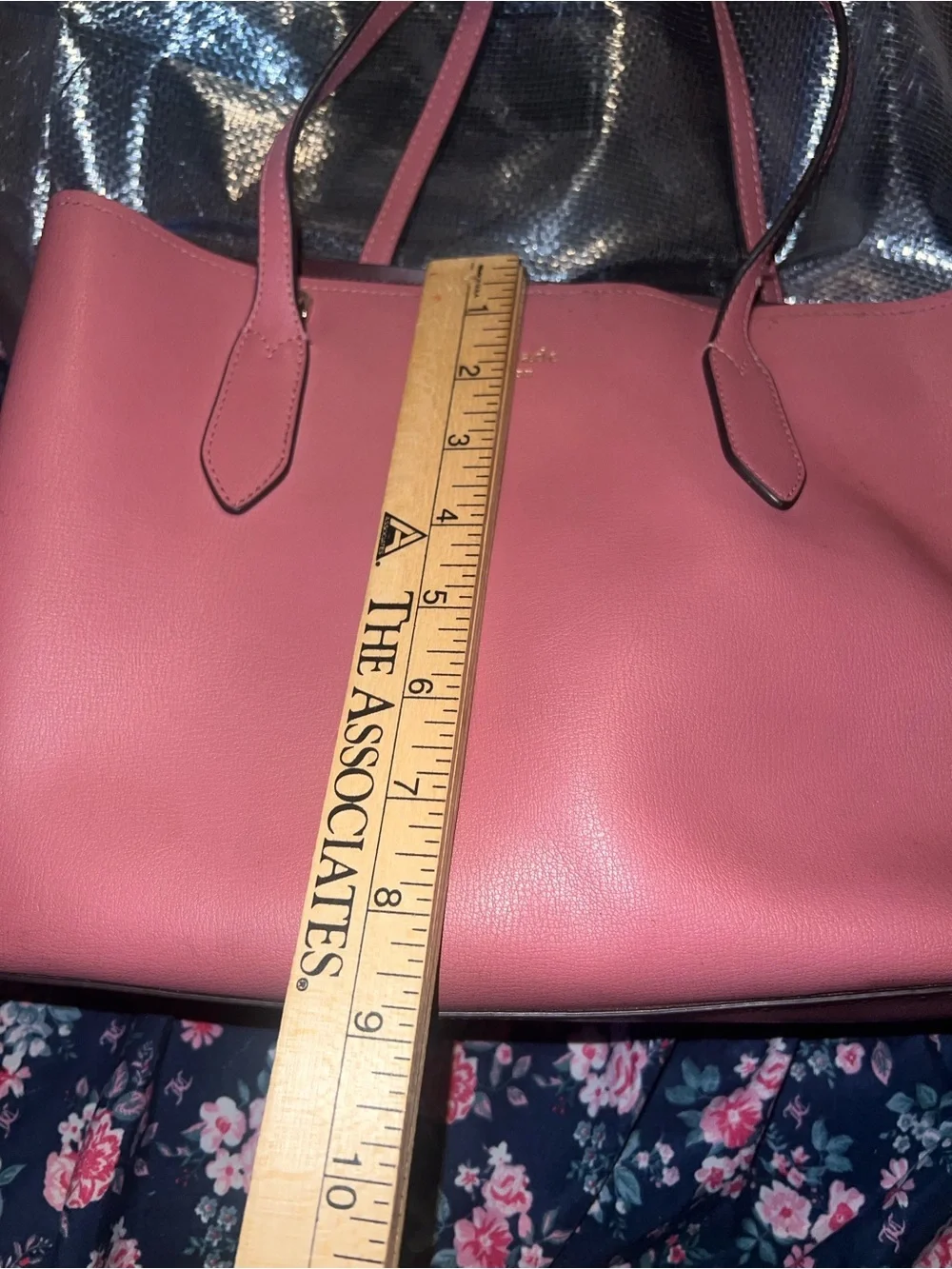 Kate Spade Pink Leather Tote Bag
